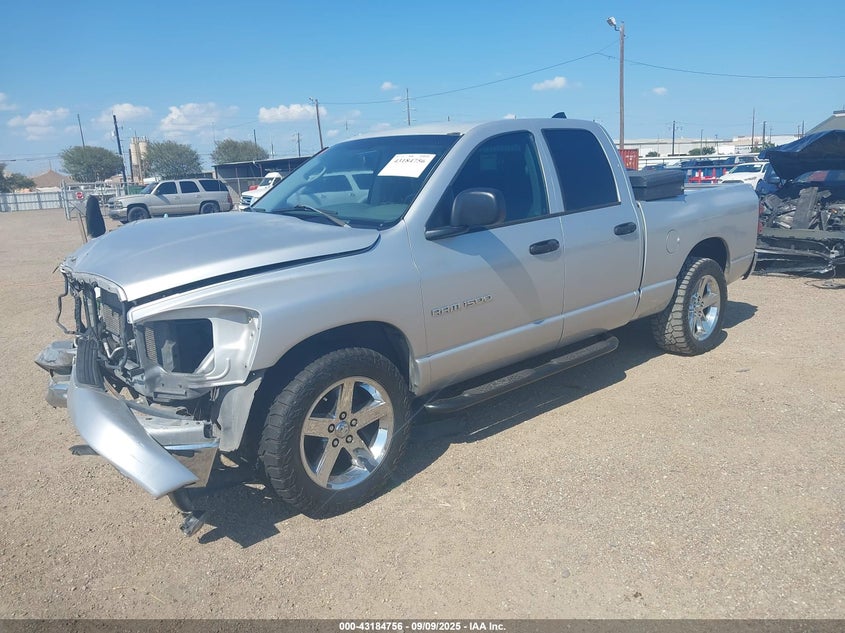 2007 Dodge Ram 1500 Slt silver truck flexible 1D7HA18P87J507021 photo #3