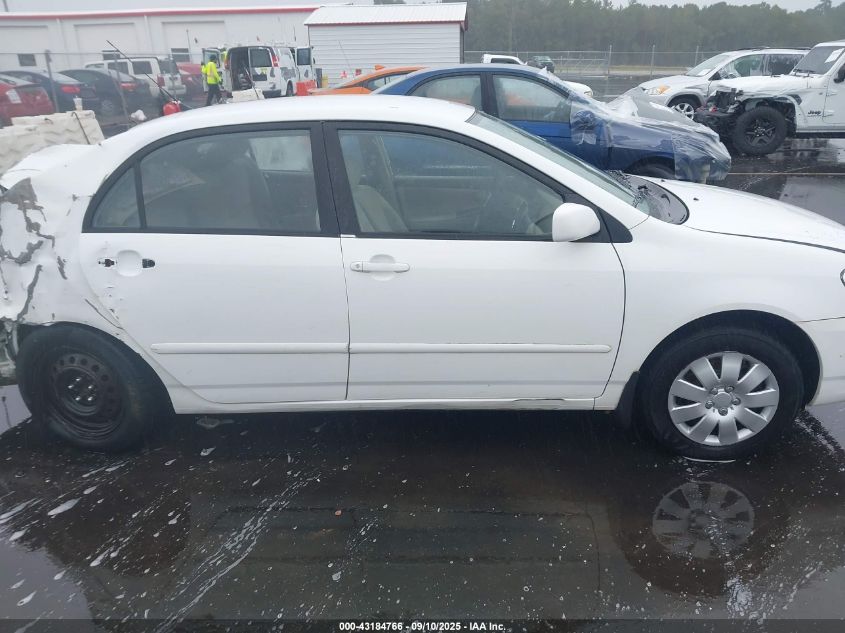 2003 Toyota Corolla Le VIN: 1NXBR32E93Z167619 Lot: 43184766