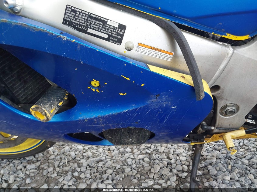 2000 SUZUKI GSX-R600 - JS1GN78A6Y2103570