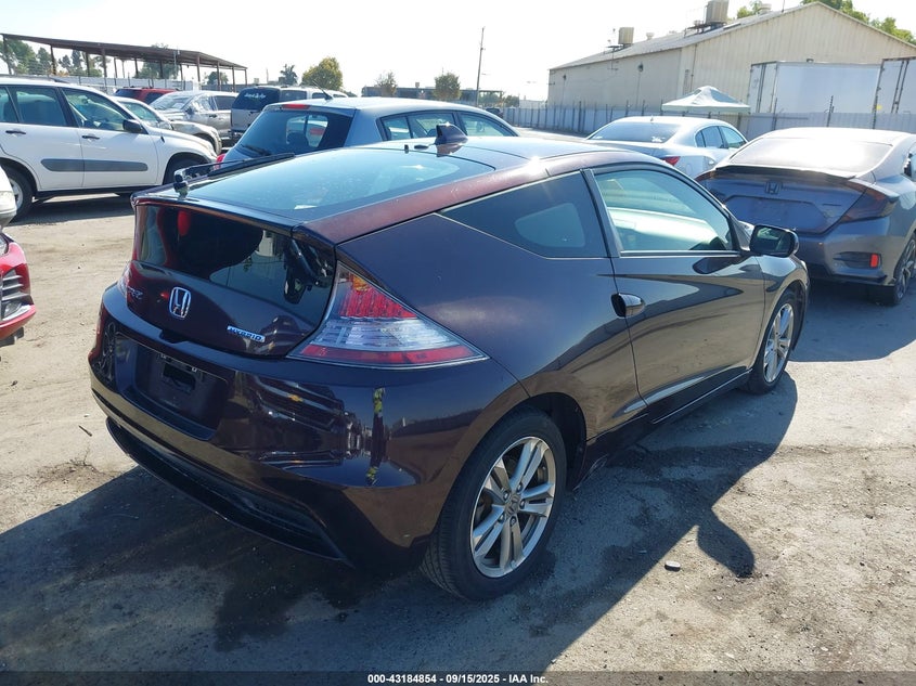 Vin: jhmzf1d41ds002163, lot: 43679270, honda cr-z 20134