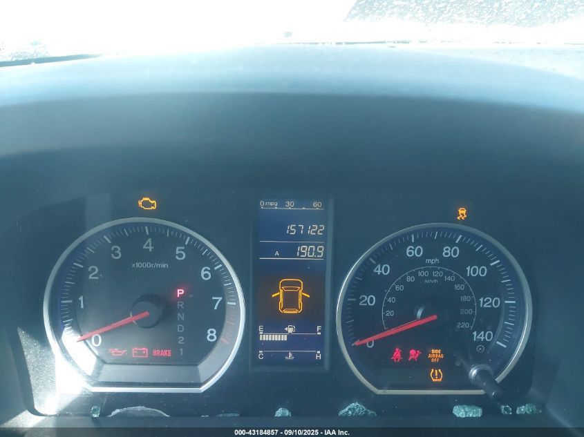 2010 Honda Cr-V Lx VIN: 5J6RE3H31AL011026 Lot: 43184857