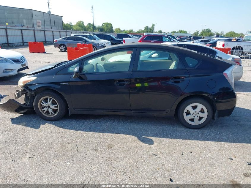 2011 Toyota Prius Three VIN: JTDKN3DU4B5352898 Lot: 43184875