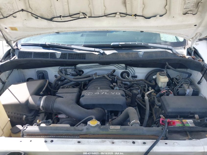 2007 Toyota Tundra Sr5 4.7L V8 VIN: 5TFRT54157X007896 Lot: 43184923