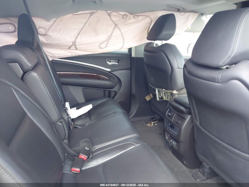 2017 Acura Mdx VIN: 5J8YD3H37HL001102 Lot: 43184937