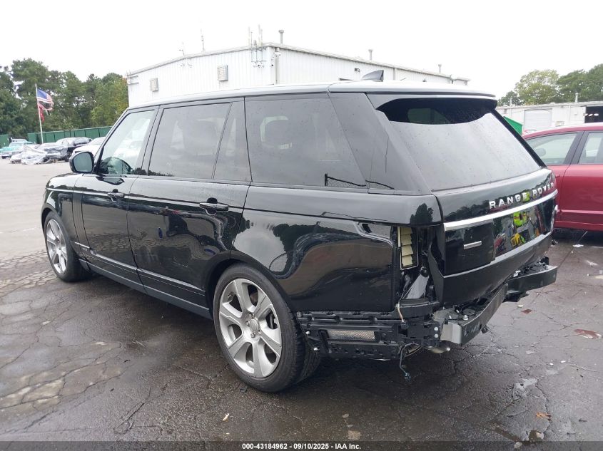 2019 Land Rover Range Rover 5.0L V8 Supercharged VIN: SALGS5RE3KA552411 Lot: 43184962