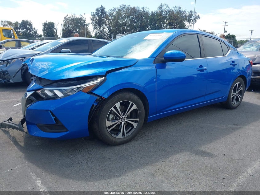2022 NISSAN SENTRA SV XTRONIC CVT 3N1AB8CV8NY304570