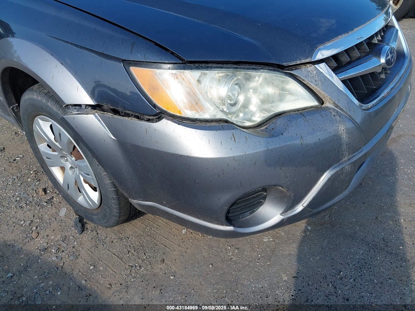 2009 Subaru Outback 2.5I VIN: 4S4BP60C697319078 Lot: 43184969