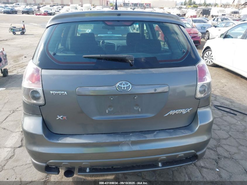 2008 Toyota Matrix Xr VIN: 2T1KR32EX8C705656 Lot: 43185034