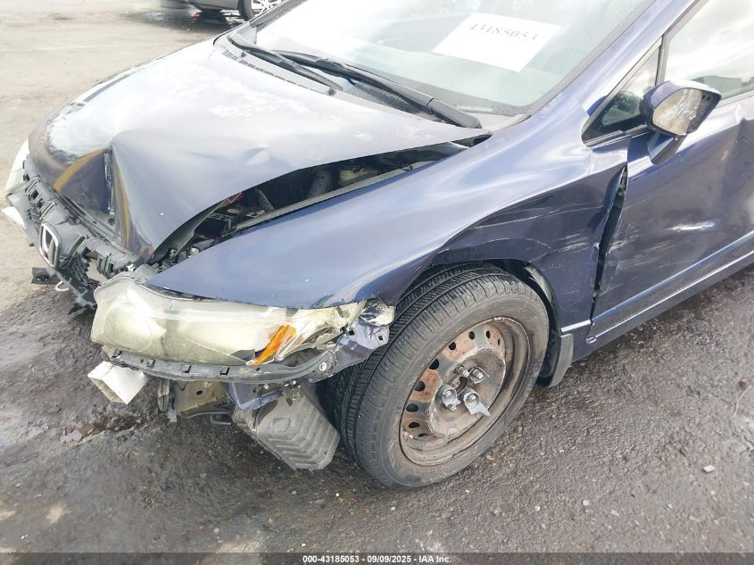 2009 Honda Civic Lx VIN: 19XFA16599E020624 Lot: 43185053