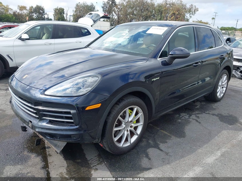 Vin: wp1ae2ay3kda50861, lot: 43679471, porsche cayenne e-hybrid 20192