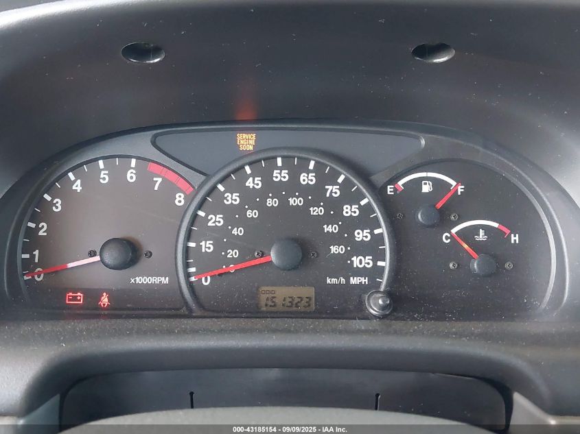 2001 Chevrolet Tracker Hard Top Base VIN: 2CNBE13C916922082 Lot: 43185154