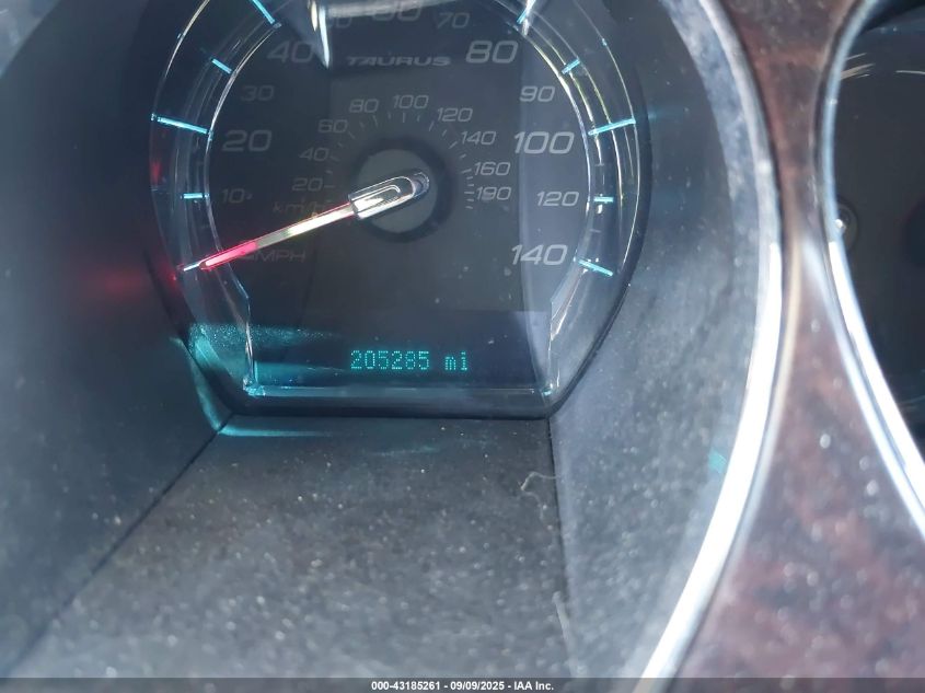 2012 Ford Taurus Sel VIN: 1FAHP2EW8CG137521 Lot: 43185261