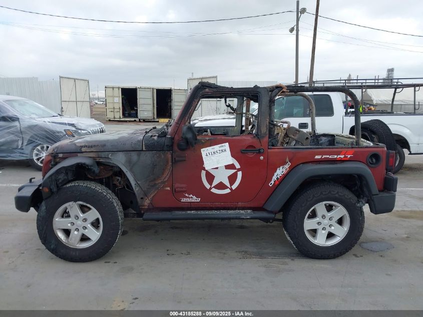 2010 Jeep Wrangler Sport VIN: 1J4AA2D11AL118231 Lot: 43185288