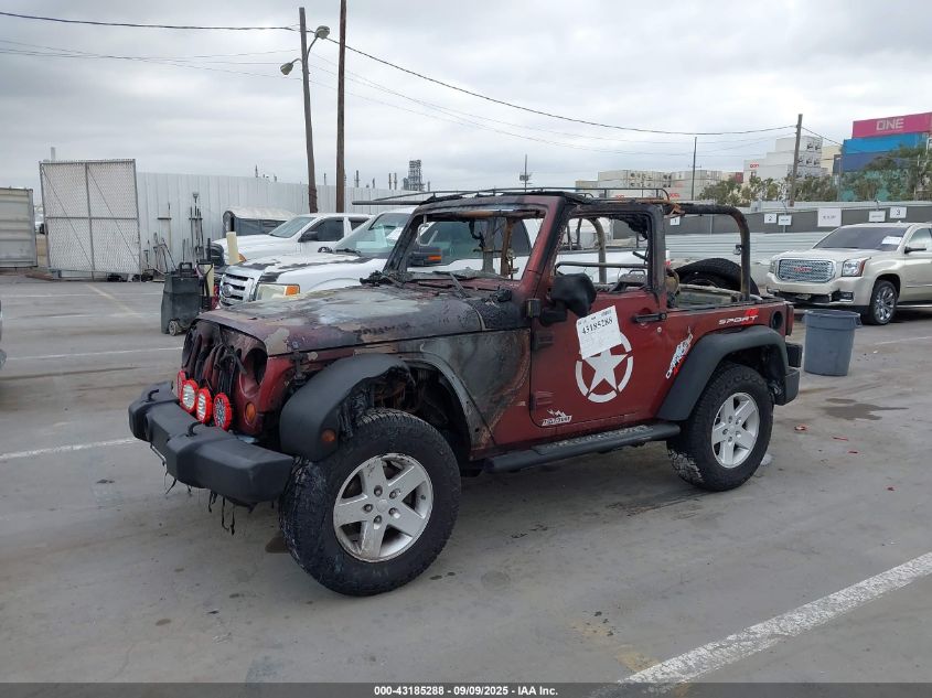 2010 Jeep Wrangler Sport VIN: 1J4AA2D11AL118231 Lot: 43185288