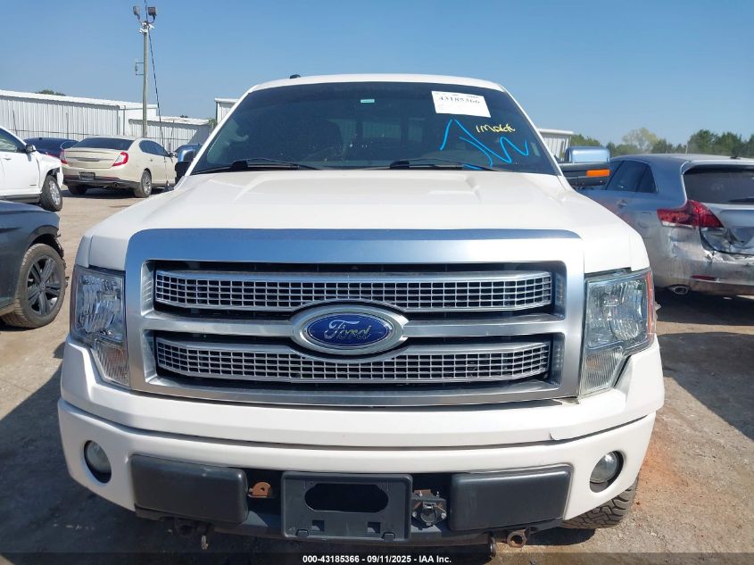 2011 Ford F150 Platinum VIN: 1FTFW1E64BFC12976 Lot: 43185366