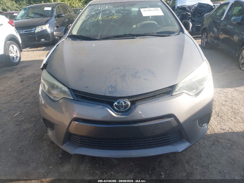 2016 Toyota Corolla Le VIN: 2T1BURHE0GC564197 Lot: 43185390