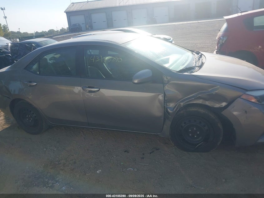 2016 Toyota Corolla Le VIN: 2T1BURHE0GC564197 Lot: 43185390