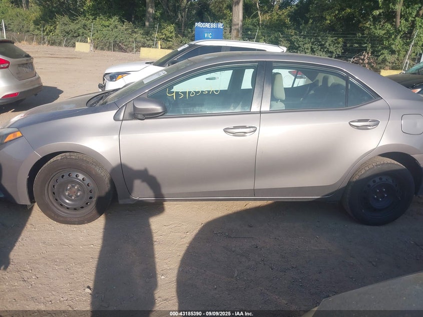 2016 Toyota Corolla Le VIN: 2T1BURHE0GC564197 Lot: 43185390