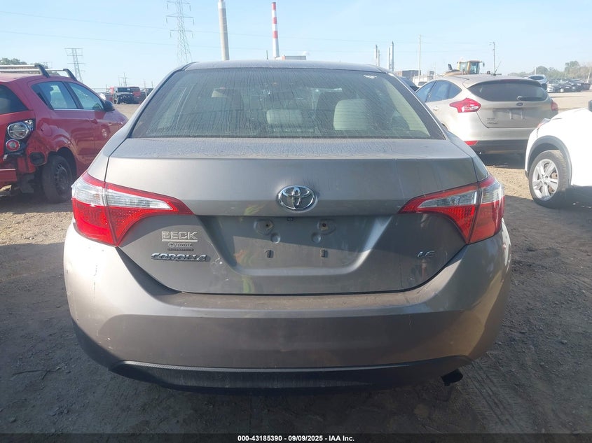 2016 Toyota Corolla Le VIN: 2T1BURHE0GC564197 Lot: 43185390