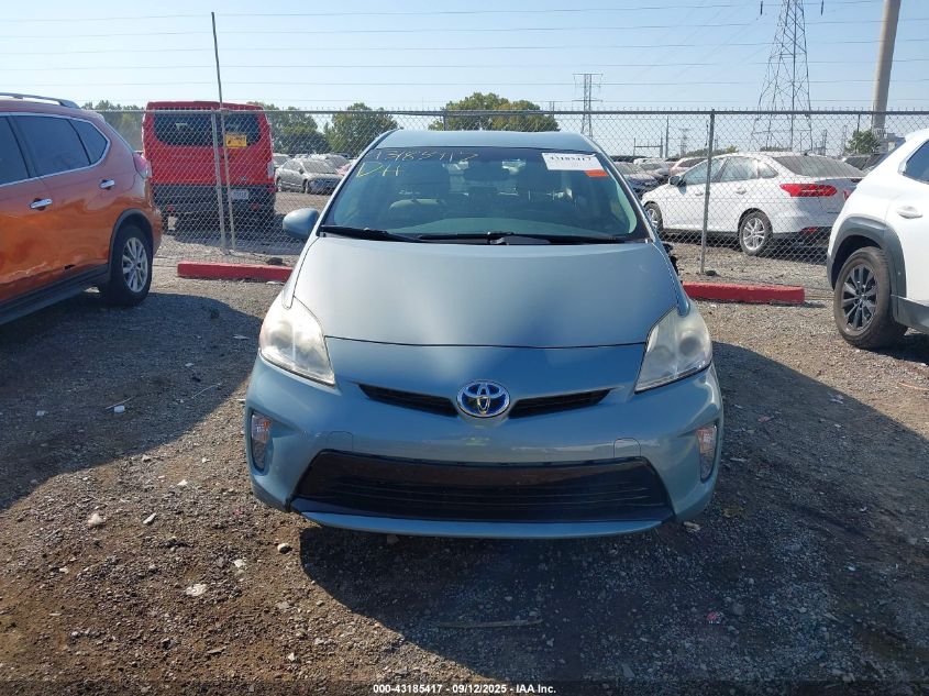 2013 Toyota Prius Three VIN: JTDKN3DUXD5585140 Lot: 43185417