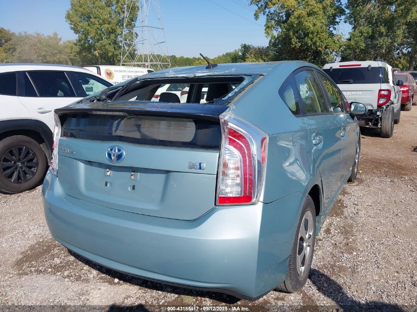 2013 Toyota Prius Three VIN: JTDKN3DUXD5585140 Lot: 43185417