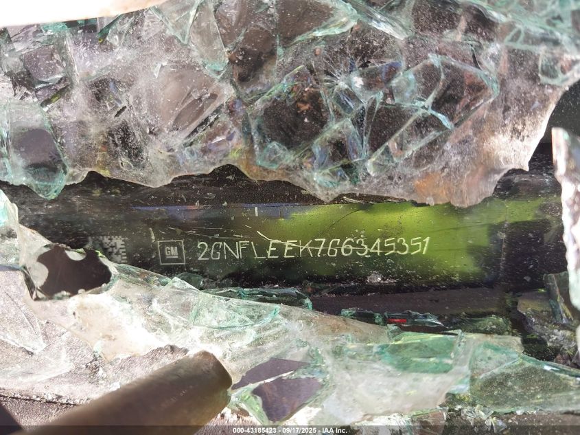 2016 Chevrolet Equinox Ls VIN: 2GNFLEEK7G6345351 Lot: 43185423