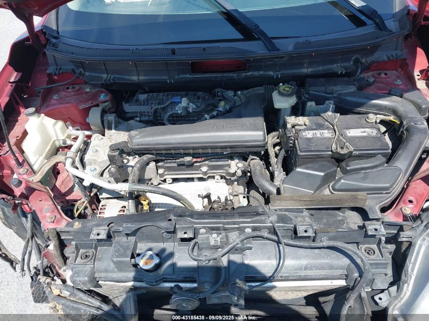 2016 Nissan Rogue Sv VIN: KNMAT2MV3GP618590 Lot: 43185438