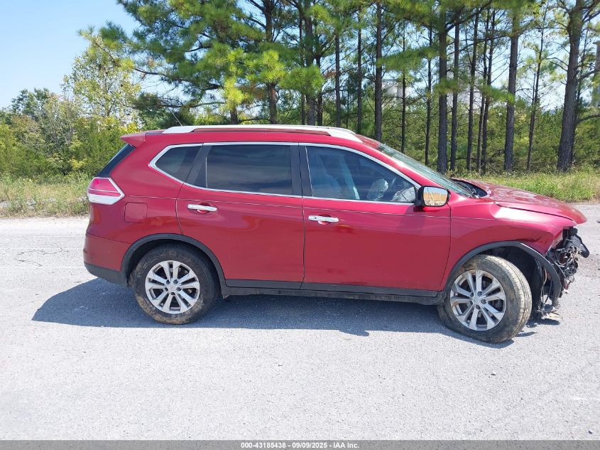 2016 Nissan Rogue Sv VIN: KNMAT2MV3GP618590 Lot: 43185438