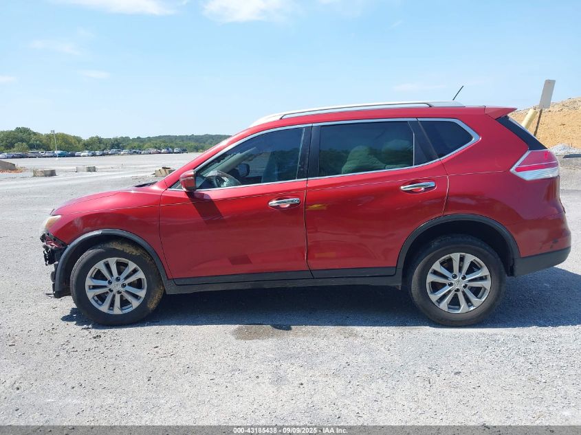 2016 Nissan Rogue Sv VIN: KNMAT2MV3GP618590 Lot: 43185438