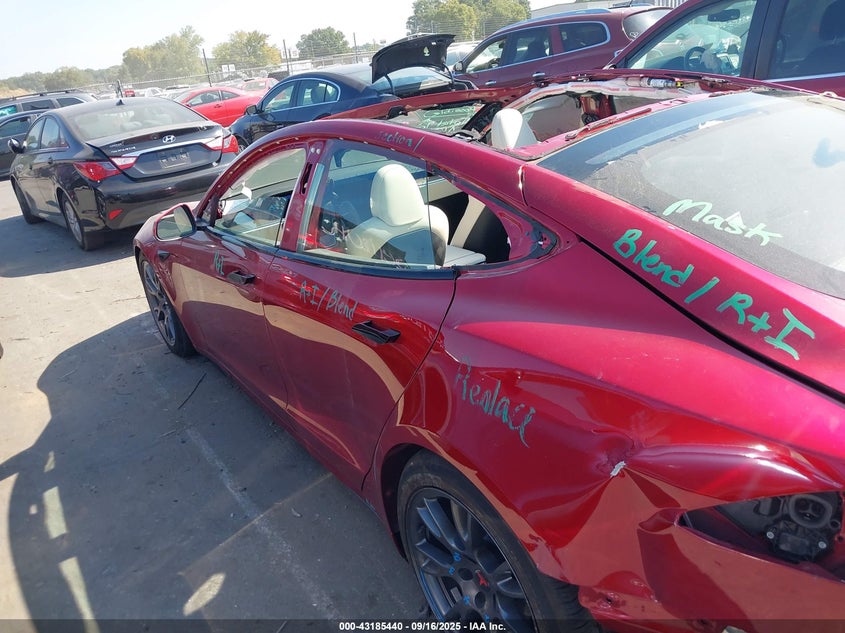2023 Tesla Model S Dual Motor All-Wheel Drive/Standard Range VIN: 5YJSA1E51PF517805 Lot: 43185440