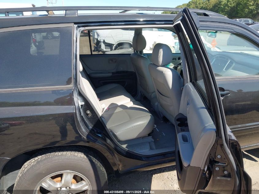 2005 Toyota Highlander V6 VIN: JTEEP21A250113990 Lot: 43185499