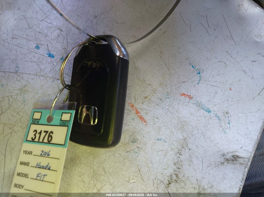 2016 Honda Fit Ex VIN: JHMGK5H76GX016579 Lot: 43185537