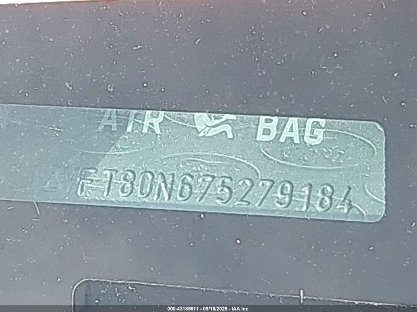 2007 Ford Mustang V6 Deluxe/V6 Premium VIN: 1ZVFT80N675279184 Lot: 43185611