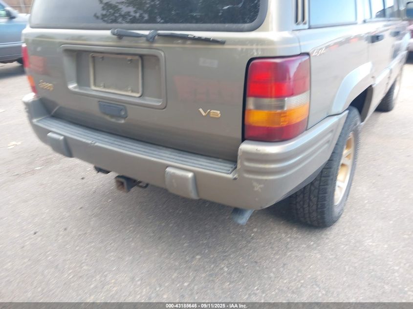 1996 Jeep Grand Cherokee Limited VIN: 1J4GZ78Y7TC326060 Lot: 43185646