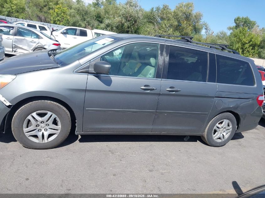 2007 Honda Odyssey Ex-L VIN: 5FNRL38627B420699 Lot: 43185669