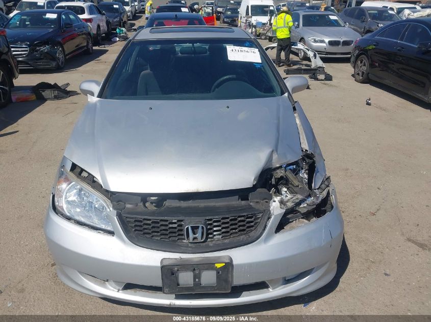 2004 Honda Civic Ex VIN: 1HGEM229X4L012213 Lot: 43185676