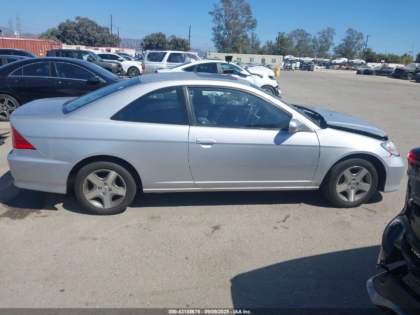 2004 Honda Civic Ex VIN: 1HGEM229X4L012213 Lot: 43185676