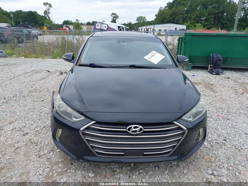 2017 HYUNDAI ELANTRA LIMITED - 5NPD84LFXHH036536