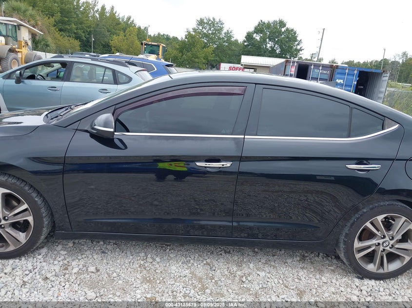 2017 HYUNDAI ELANTRA LIMITED - 5NPD84LFXHH036536