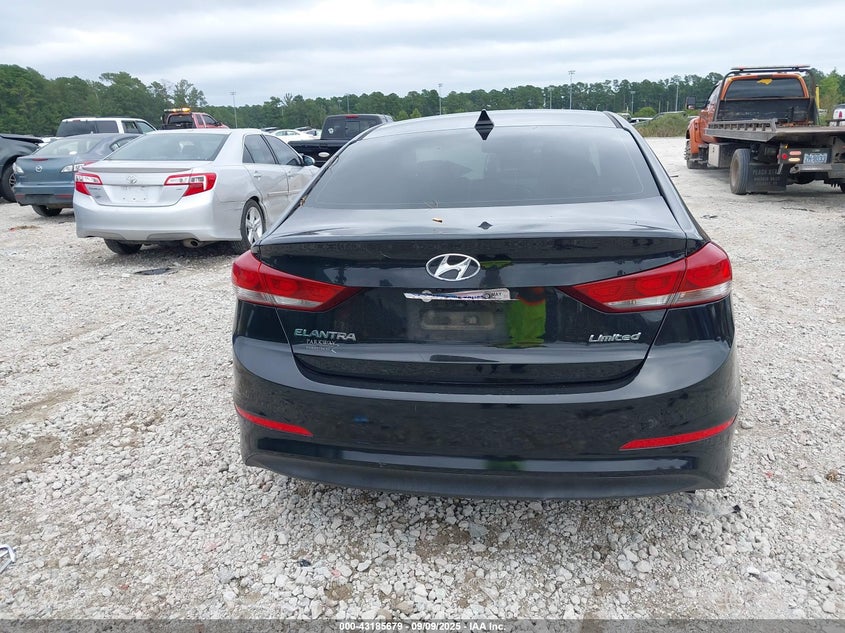 2017 HYUNDAI ELANTRA LIMITED - 5NPD84LFXHH036536