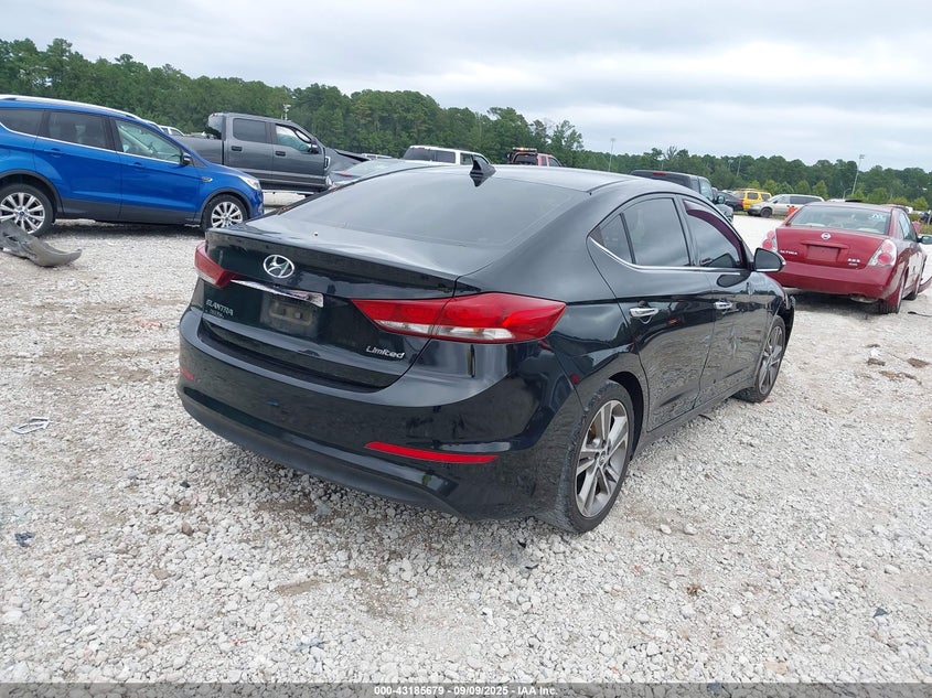 2017 HYUNDAI ELANTRA LIMITED - 5NPD84LFXHH036536