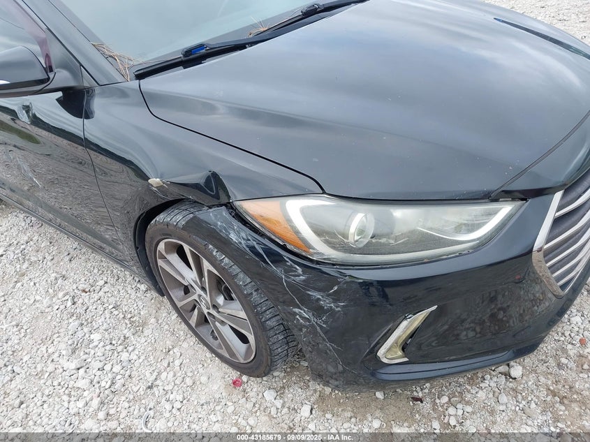 2017 HYUNDAI ELANTRA LIMITED - 5NPD84LFXHH036536