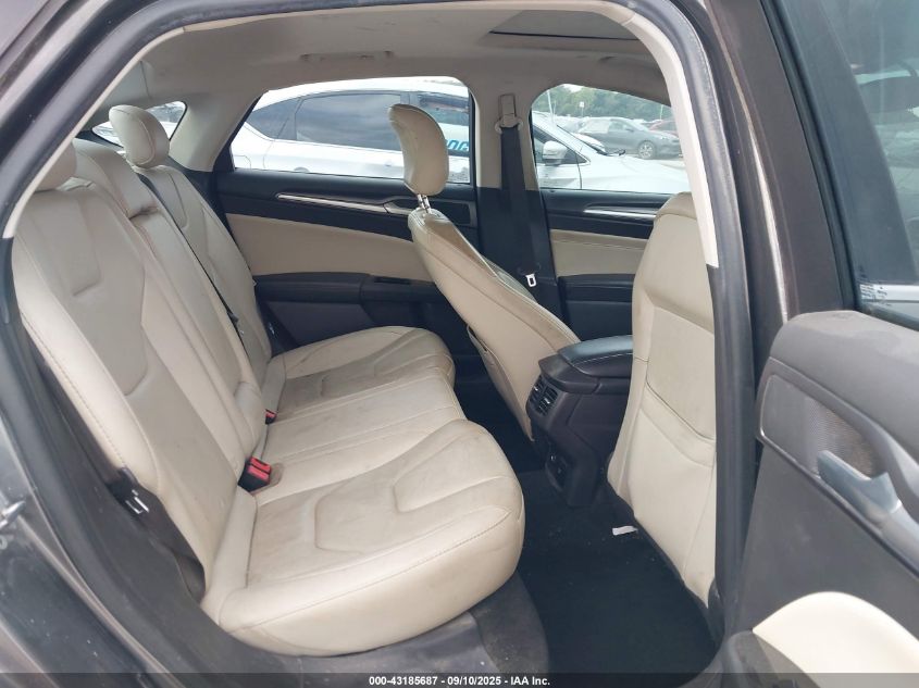 2016 Ford Fusion Energi Titanium VIN: 3FA6P0SU7GR253421 Lot: 43185687