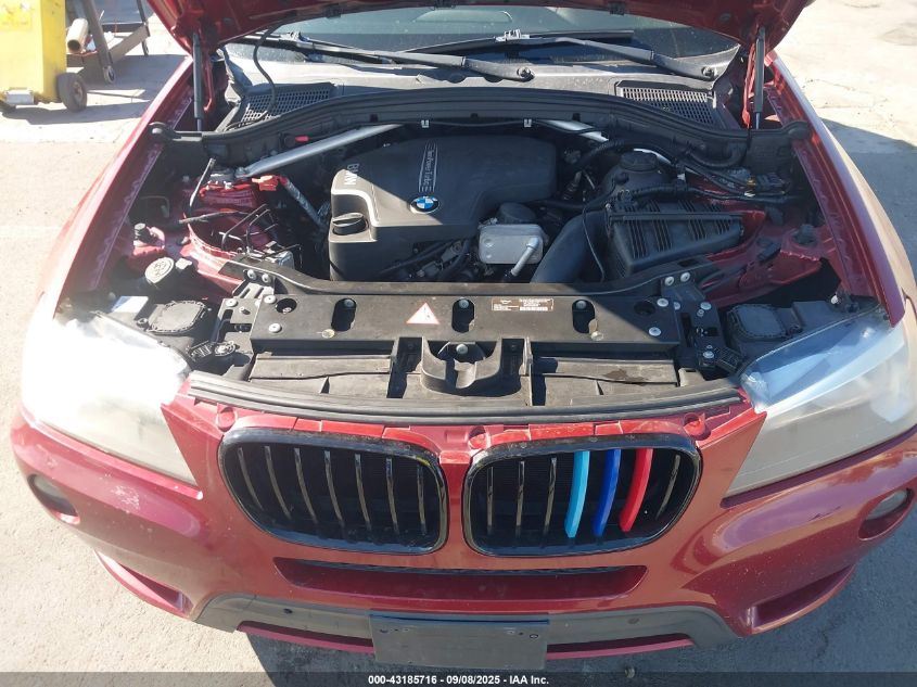 2013 BMW X3 xDrive28I VIN: 5UXWX9C57D0A20674 Lot: 43185716