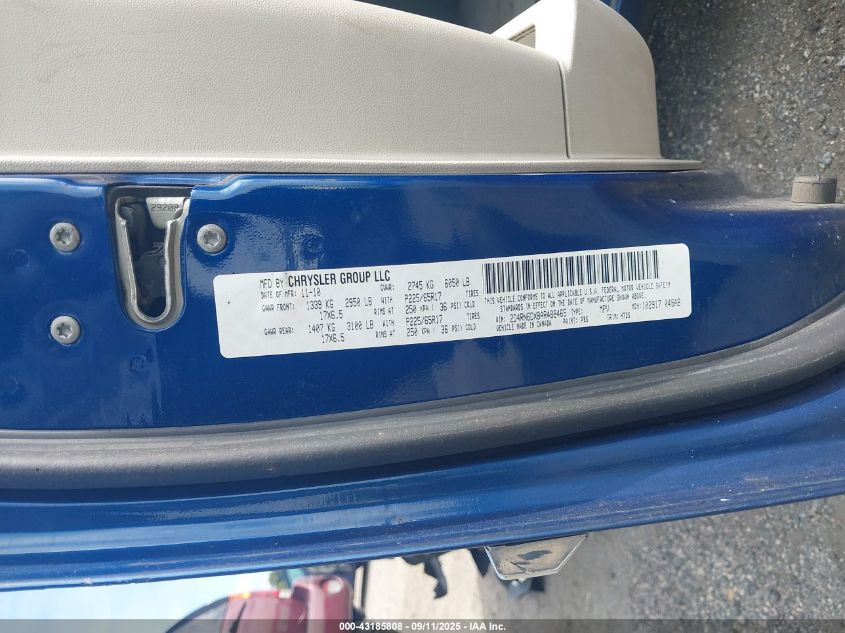 2010 Dodge Grand Caravan Crew VIN: 2D4RN6DX8AR488465 Lot: 43185808