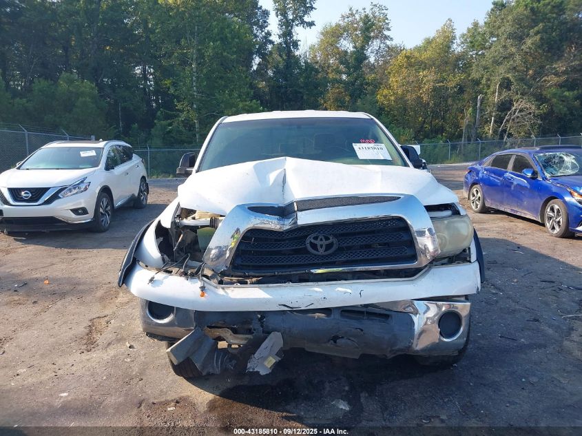 2007 Toyota Tundra Sr5 4.7L V8 VIN: 5TFBT54177X008291 Lot: 43185810