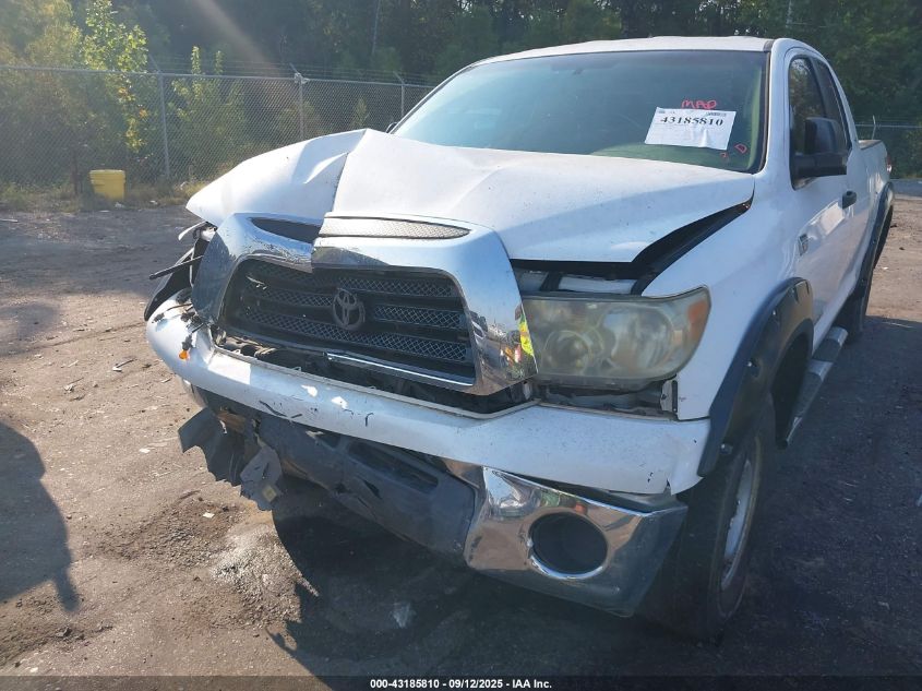 2007 Toyota Tundra Sr5 4.7L V8 VIN: 5TFBT54177X008291 Lot: 43185810