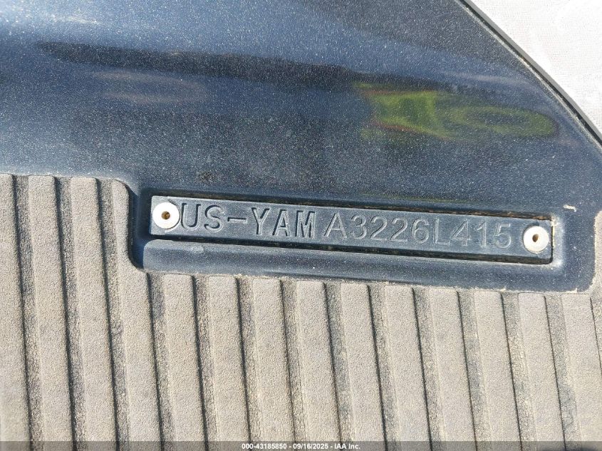 2015 Yamaha Unknown VIN: YAMA3226L415 Lot: 43185850