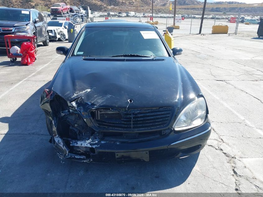2000 Mercedes-Benz S 430 VIN: WDBNG70J2YA089576 Lot: 43185870