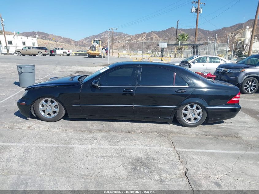 2000 Mercedes-Benz S 430 VIN: WDBNG70J2YA089576 Lot: 43185870